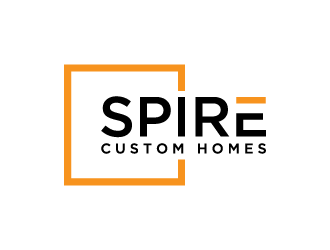 Spire Custom Homes logo design by denfransko