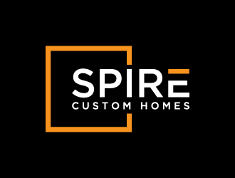 Spire Custom Homes logo design by denfransko