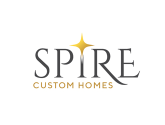 Spire Custom Homes logo design by Roma