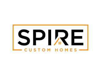 Spire Custom Homes logo design by denfransko