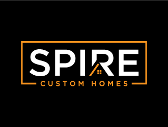 Spire Custom Homes logo design by denfransko