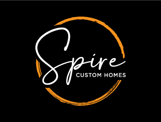 Spire Custom Homes logo design by denfransko