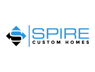 Spire Custom Homes logo design by daywalker