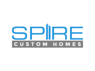 Spire Custom Homes logo design by daywalker