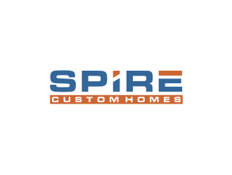 Spire Custom Homes logo design by Artomoro