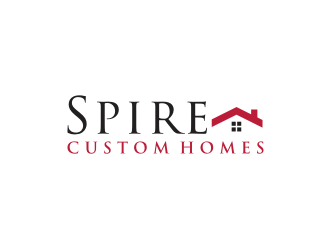 Spire Custom Homes logo design by Artomoro