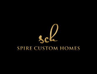 Spire Custom Homes logo design by ozenkgraphic