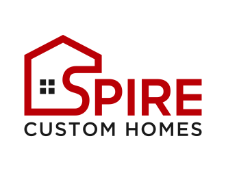 Spire Custom Homes logo design by FriZign