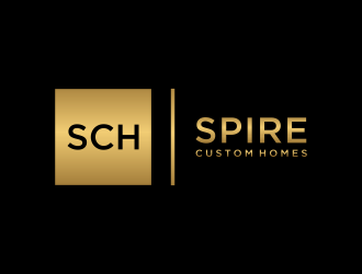 Spire Custom Homes logo design by ozenkgraphic