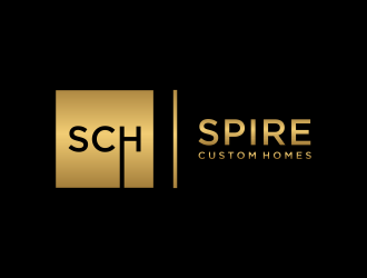 Spire Custom Homes logo design by ozenkgraphic