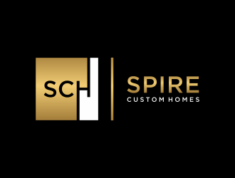 Spire Custom Homes logo design by ozenkgraphic