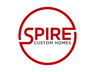 Spire Custom Homes logo design by FriZign