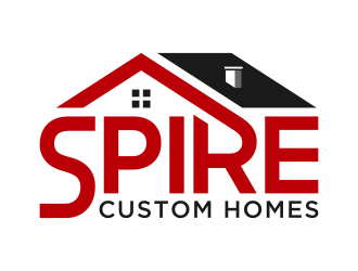 Spire Custom Homes logo design by FriZign