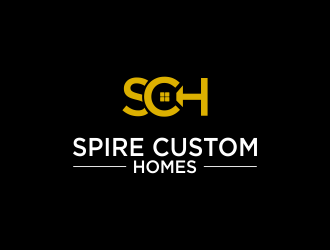 Spire Custom Homes logo design by MUNAROH