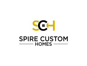 Spire Custom Homes logo design by MUNAROH