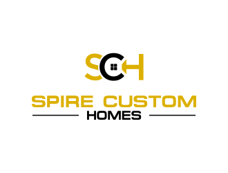 Spire Custom Homes logo design by MUNAROH