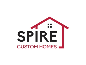 Spire Custom Homes logo design by harno