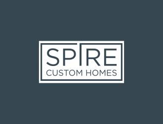 Spire Custom Homes logo design by mukleyRx