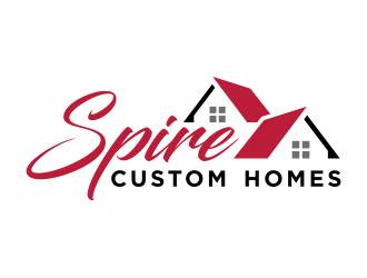 Spire Custom Homes logo design by jm77788