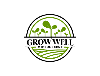 Grow Well Microgreens logo design by Fajar Faqih Ainun Najib