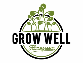 Grow Well Microgreens logo design by Mardhi