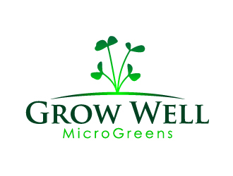 Grow Well Microgreens logo design by Marianne