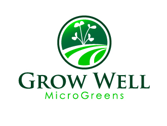 Grow Well Microgreens logo design by Marianne