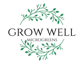 Grow Well Microgreens logo design by jetzu