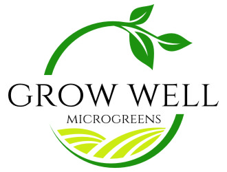 Grow Well Microgreens logo design by jetzu