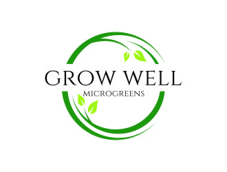 Grow Well Microgreens logo design by jetzu