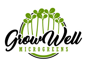 Grow Well Microgreens logo design by daywalker