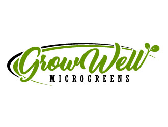 Grow Well Microgreens logo design by daywalker