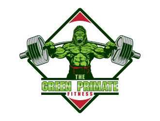 The Green Primate Fitness logo design by nona