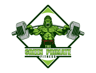 The Green Primate Fitness logo design by nona