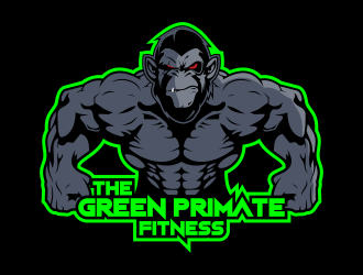 The Green Primate Fitness logo design by Kruger