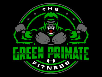 The Green Primate Fitness logo design by daywalker