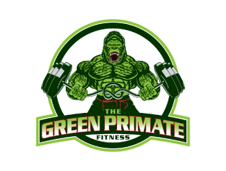 The Green Primate Fitness logo design by nona