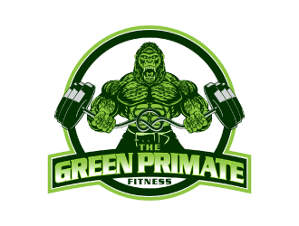 The Green Primate Fitness logo design by nona