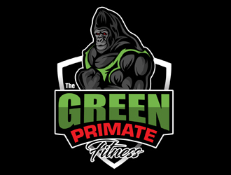 The Green Primate Fitness logo design by DreamLogoDesign