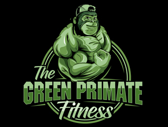 The Green Primate Fitness logo design by DreamLogoDesign