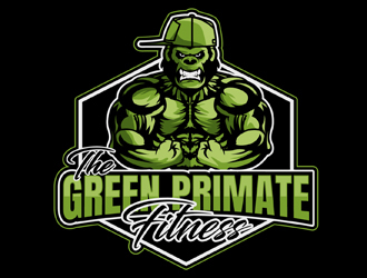 The Green Primate Fitness logo design by DreamLogoDesign