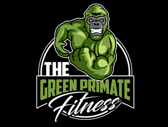 The Green Primate Fitness logo design by DreamLogoDesign