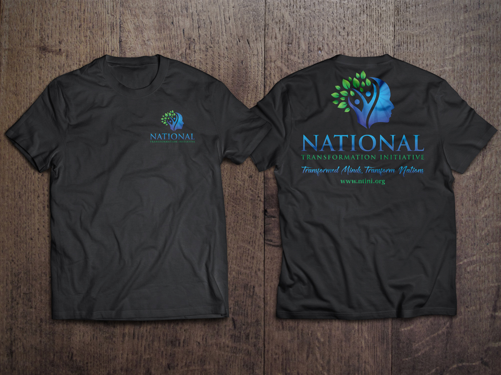 NATIONAL TRANSFORMATION INITIATIVE  logo design by KHAI