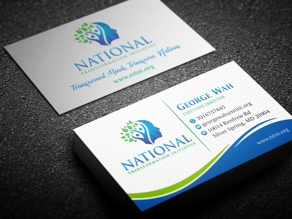 NATIONAL TRANSFORMATION INITIATIVE  logo design by KHAI