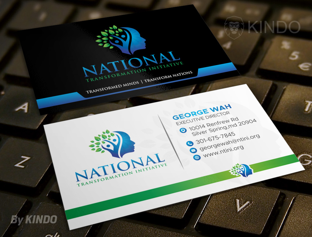 NATIONAL TRANSFORMATION INITIATIVE  logo design by Kindo