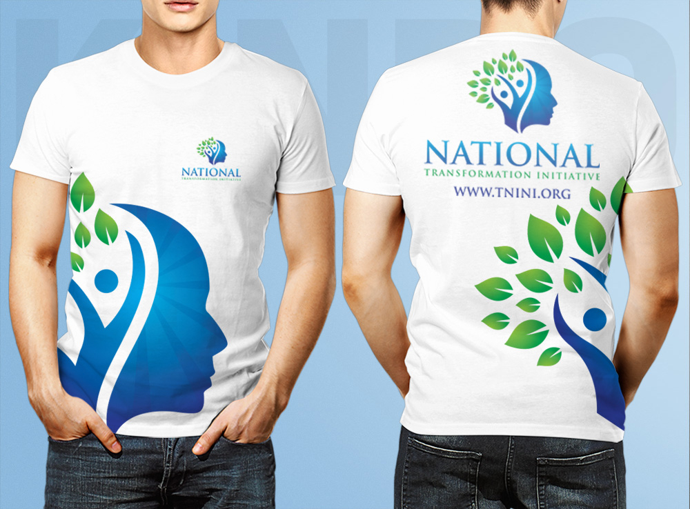 NATIONAL TRANSFORMATION INITIATIVE  logo design by Kindo