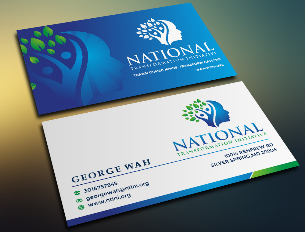 NATIONAL TRANSFORMATION INITIATIVE  logo design by zizze23