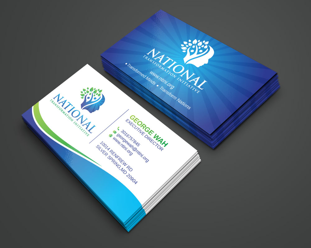 NATIONAL TRANSFORMATION INITIATIVE  logo design by Boomstudioz