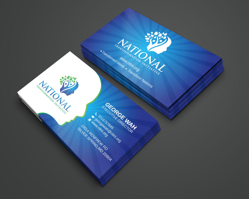 NATIONAL TRANSFORMATION INITIATIVE  logo design by Boomstudioz