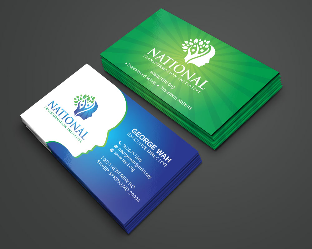 NATIONAL TRANSFORMATION INITIATIVE  logo design by Boomstudioz